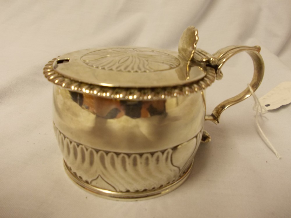 georgian silver mustard pot