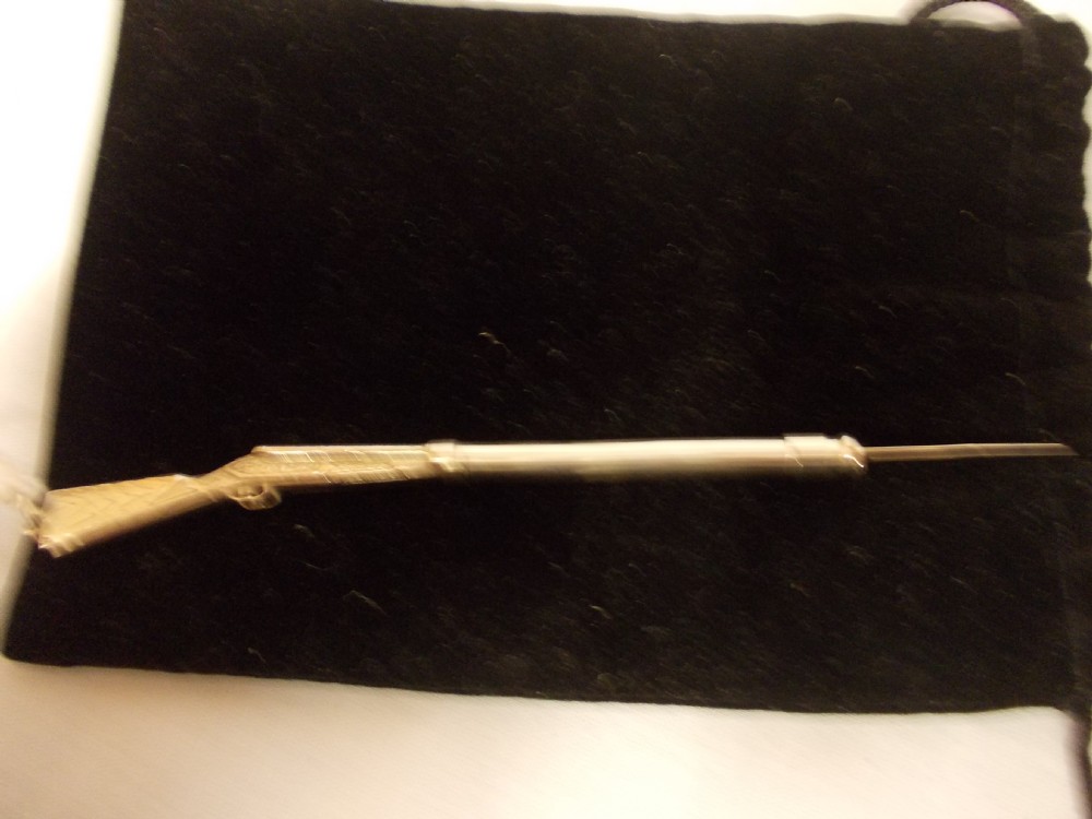 modern silver toothpick