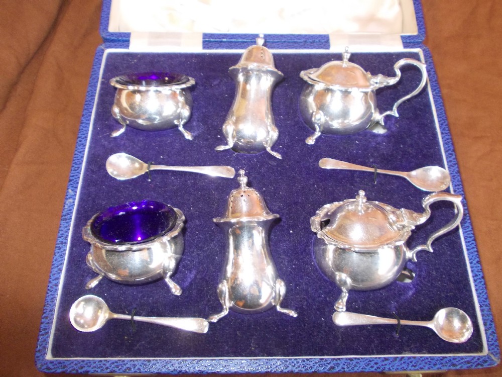 silver cruet set